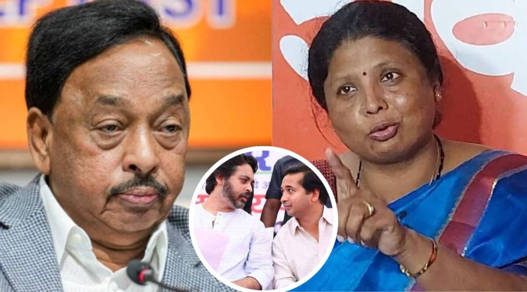 sushama andhare on narayan rane nitesh rane and nilesh rane