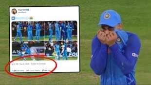 virat kohli post match one word tweet goes viral