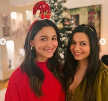  Alia Bhatt Ranbir Kapoor Christmas celebration