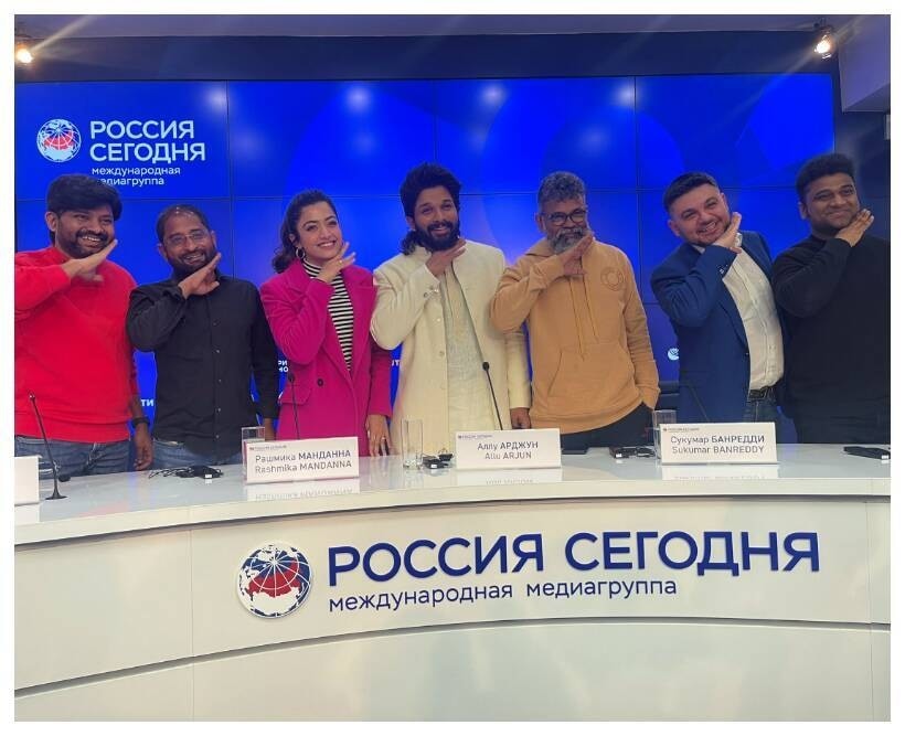  Team Pushpa In Moscow