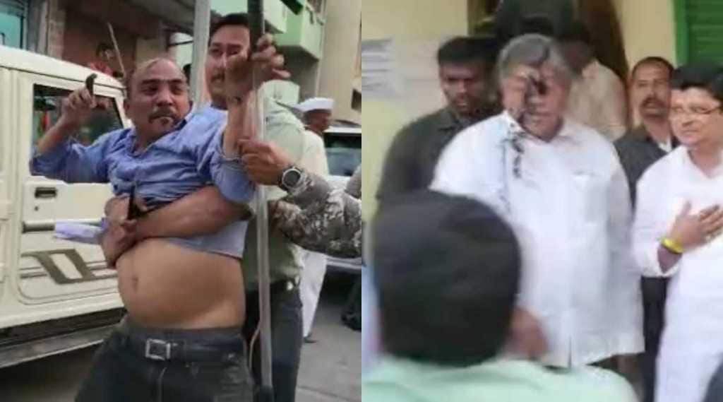 Accused of ink throwing on Chandrakant Patil