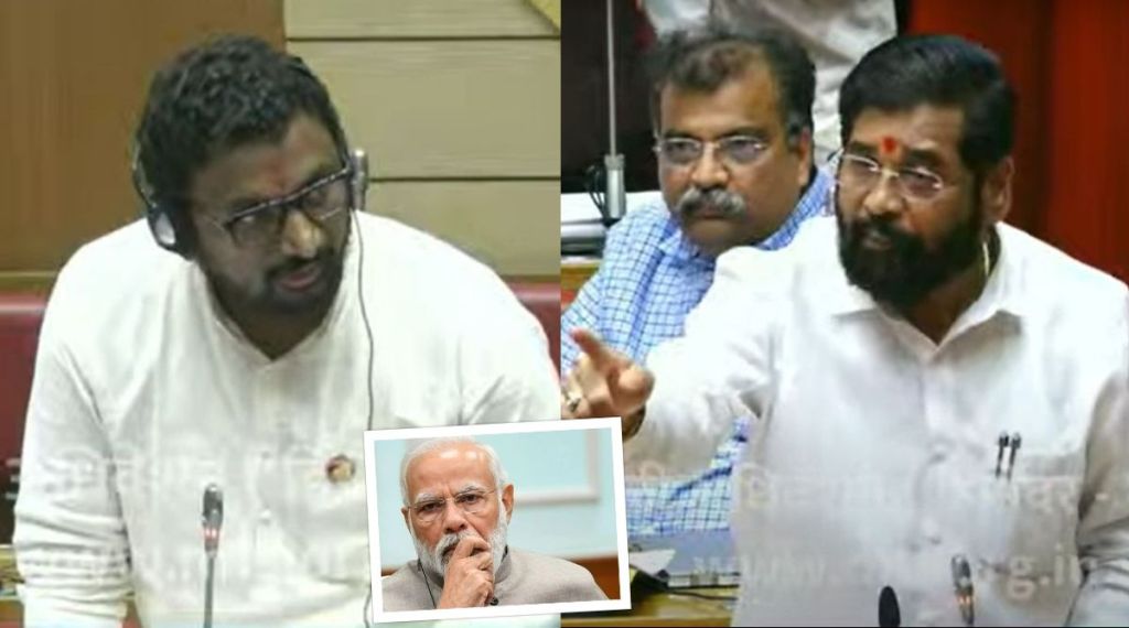 Amol Mitkari Eknath Shinde Amol Mitkari Eknath Shinde