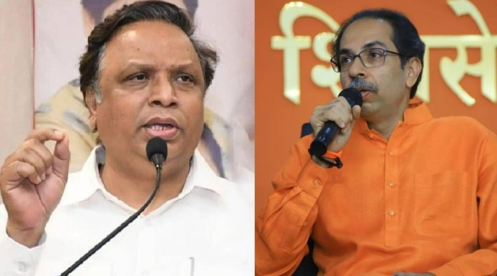 Ashish Shelar and Uddhav Thackeray Ashish Shelar and Uddhav Thackeray
