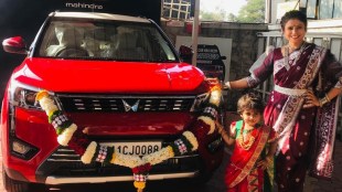 Ashwini Mahangade buy new car