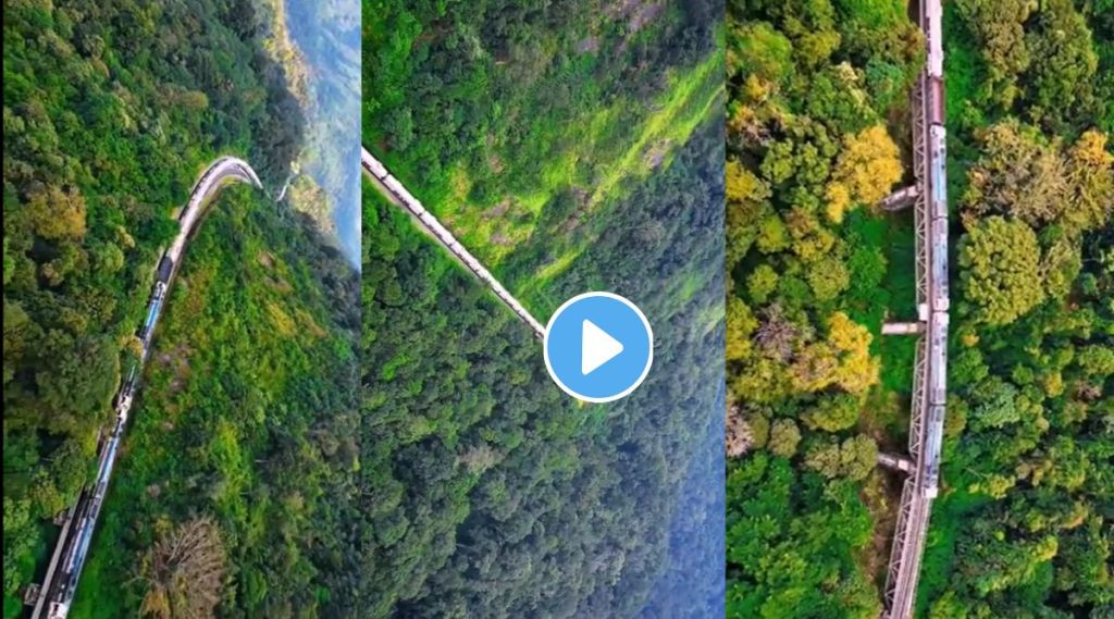 Bengaluru-Udupi railway route viral video on internet Bengaluru-Udupi railway route viral video on internet