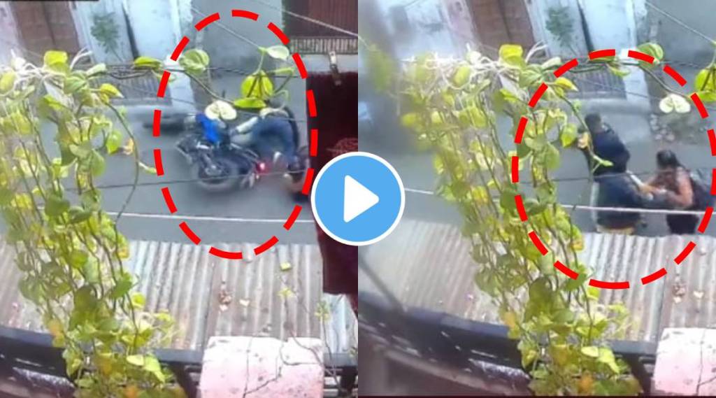 CCTV Meerut girl fights with two chain snatchers her brave act impresses netizens watch viral video