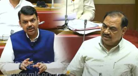 Devendra fadnavis Eknath Khadase