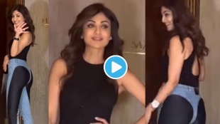 Video Shilpa Shetty Bikini Cut Two Colors Jeans At Manish Malhotra Party People Call Her Urfi Javed