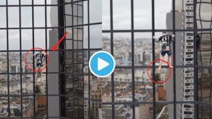 Video 22 year old Man Climbs 33 Floors Tower Without Safety Cables One Mistake Will Turn into Death Shocking Viral