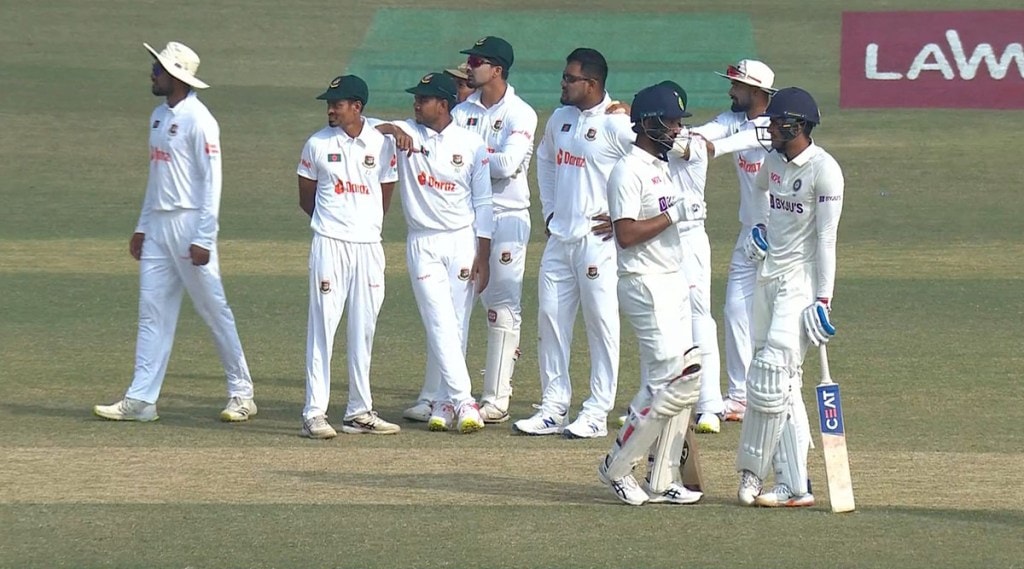 Good luck Gill When the DRS machine goes off hits the faces of the Bangladeshi players