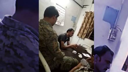 video of police playing gambling in rajura police station in chandrapur district has gone viral video of police playing gambling in rajura police station in chandrapur district has gone viral