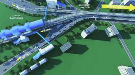 105 crore sanctioned by central government for mhalunge man scheme university chowk flyover