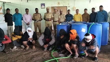 fake liquor den busted by dhule policea compensation of more than 95 lakhs was obtained