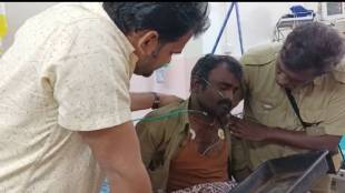 driving the bus bhivaghat khanapur driver got dizzy but conductor saved the lives of the passengers chiplun parali bus sangli