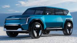 ‘Kia EV9 Concept SUV’ चा टीझर रिलीज;पाहा शानदार ई-कारचा लूक आणि डिझाईन