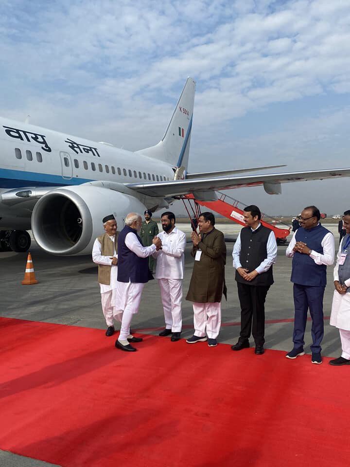 Photos pm modi inaugurates nagpur Shirdi Samruddhi mahamarg 