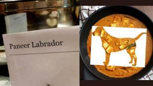 Paneer labrador instead of paneer lababdar printed on hotel menu card is now viral see what netizens have to say about it