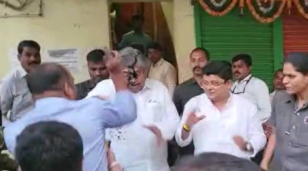 police registered attempt to murder charges against four including journalist for throwing ink at minister chandrakant patil
