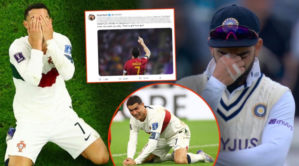 Virat Kohli post for Cristiano Ronaldo