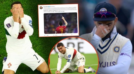 Virat Kohli post for Cristiano Ronaldo