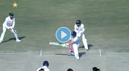 Joe Root batted with the left hand whose video is going viral
