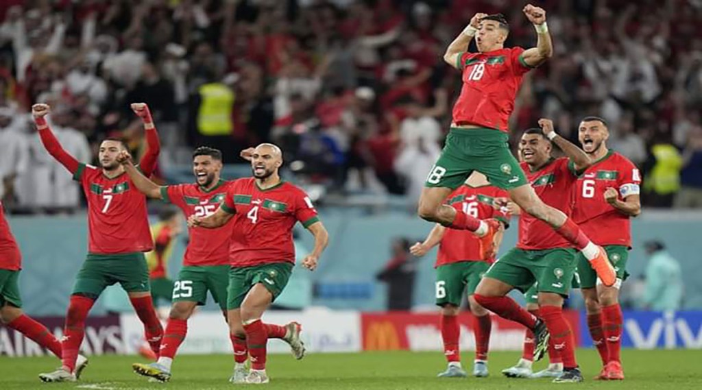 Morocco shock Portugal Becoming the first African team to reach the semi-finals Morocco shock Portugal Becoming the first African team to reach the semi-finals