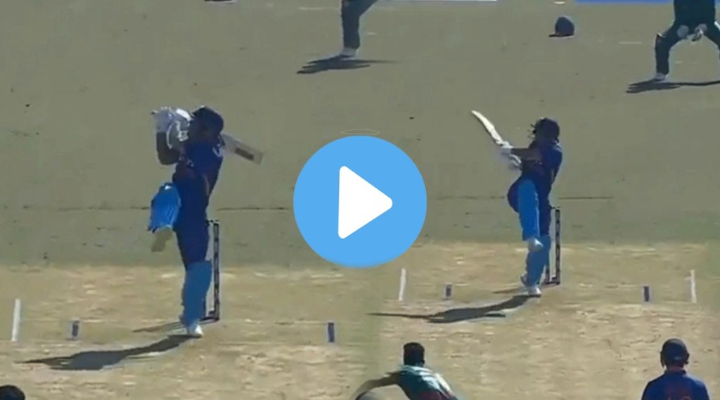 Kishan played the Nataraj shot standing on one leg Kohli was also shocked watch the video