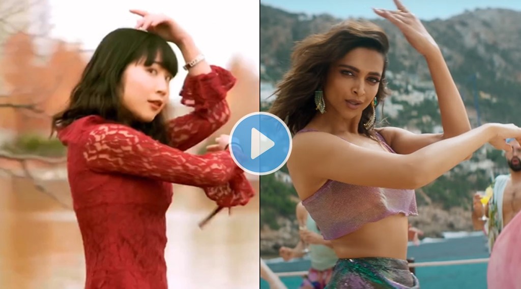 Japanese girl dance on Besharam rang song video