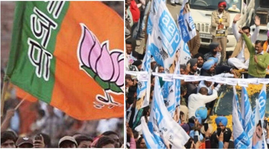 aap bjp election in delhi