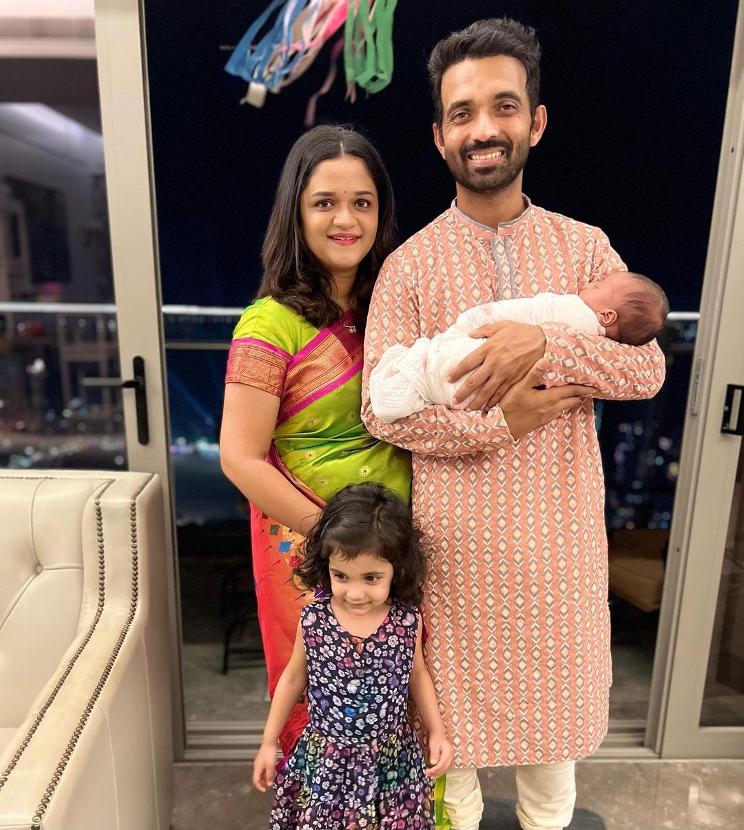 ajinkya rahane baby boy naming ceremony 10