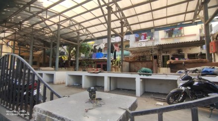 The vegetable market at Koparkhairane Sec 6 is not being used