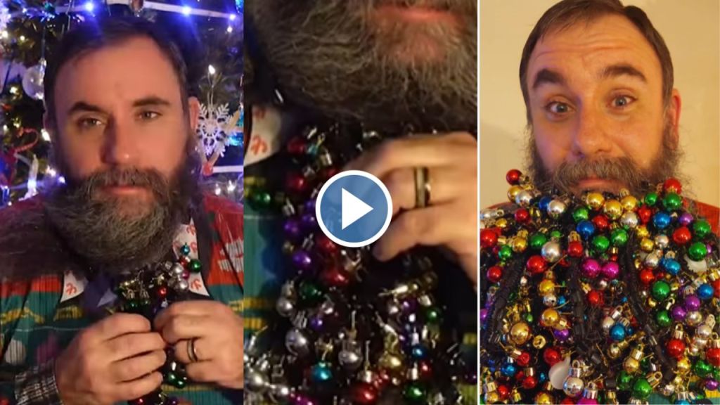 Christmas Beard World Record Christmas Beard World Record