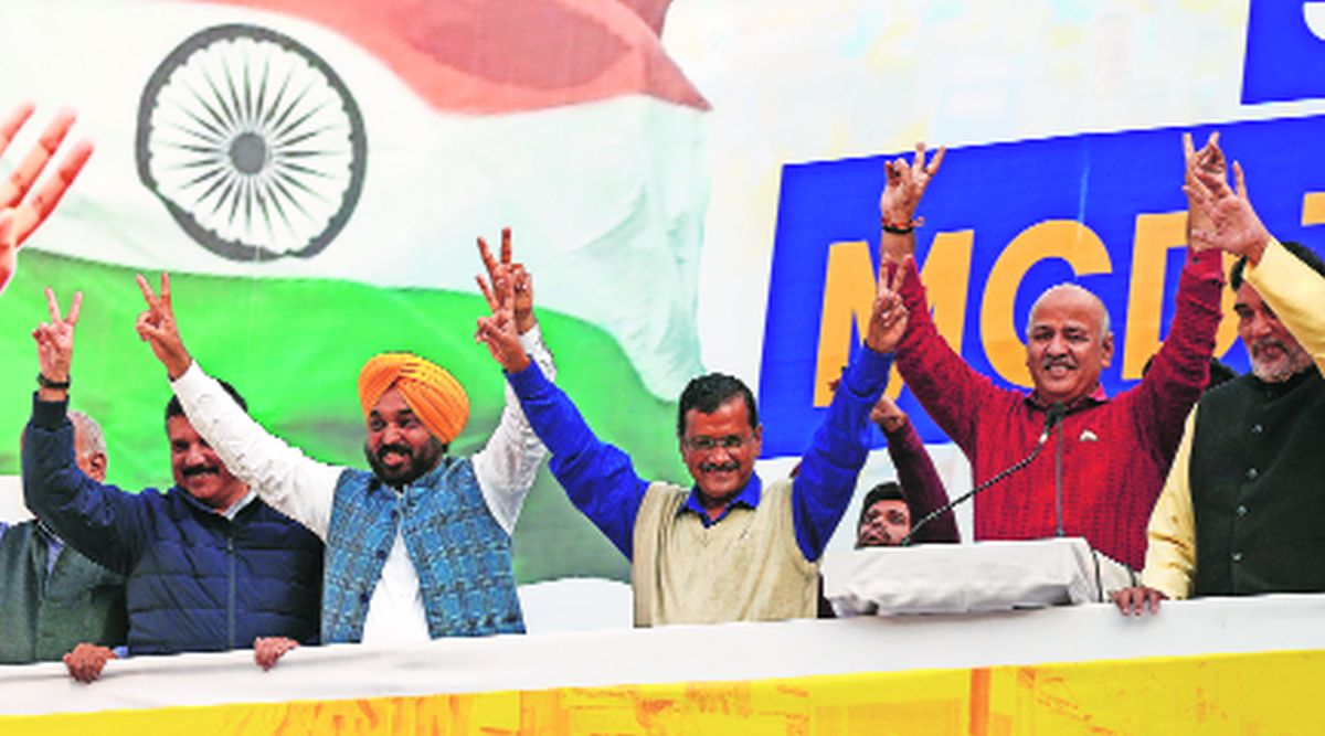 AAP rule in Delhi Municipality BJP 15 year rule ends Congress further ...