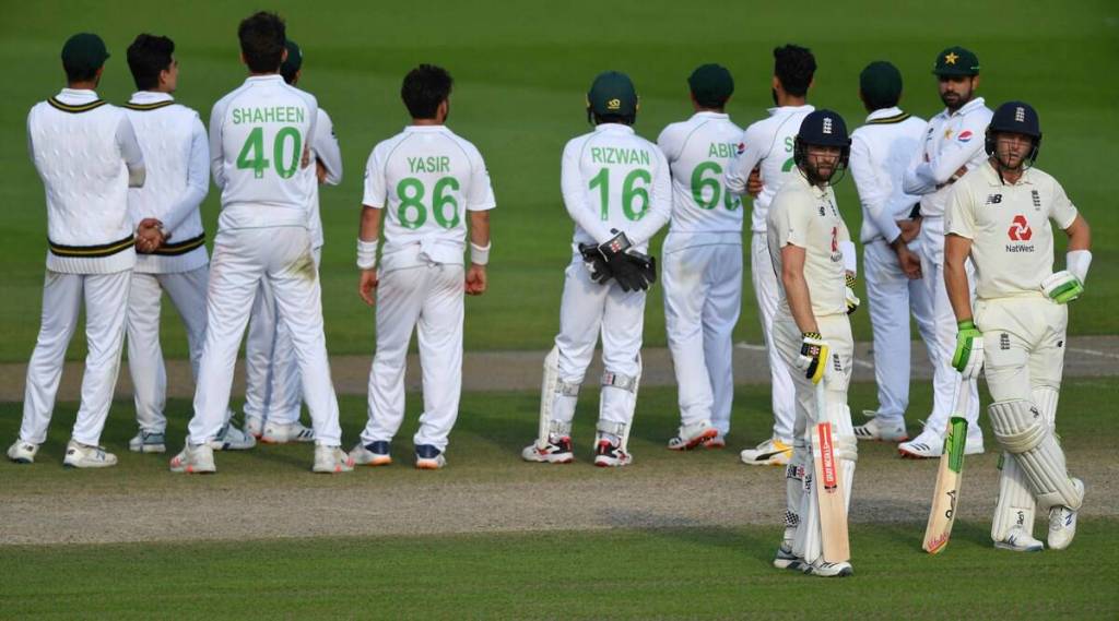 Ahead of the second Test match in Multan two groups fired near the team hotel of Pakistan and England