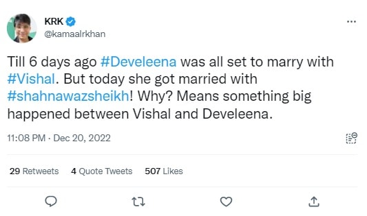 krk tweet