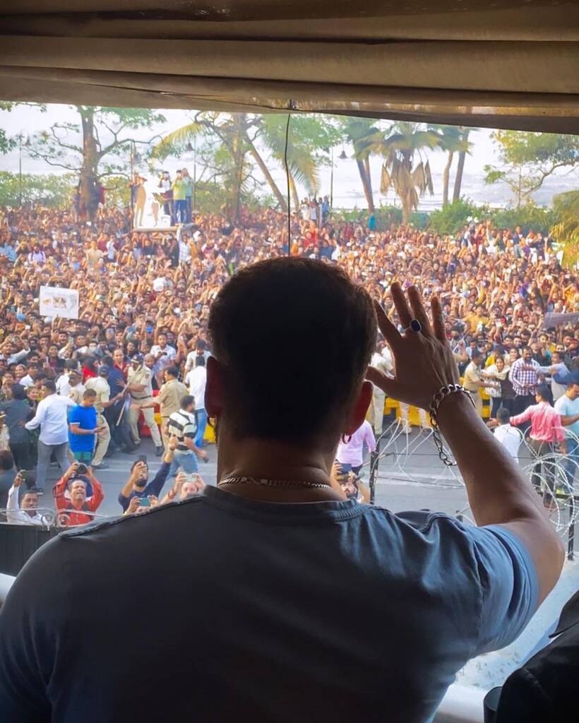 सलमानने हा फोटो शेअर करत चाहत्यांचे शुभेच्छांसाठी आभार मानले. (Photo: Salman Khan/Instagram)