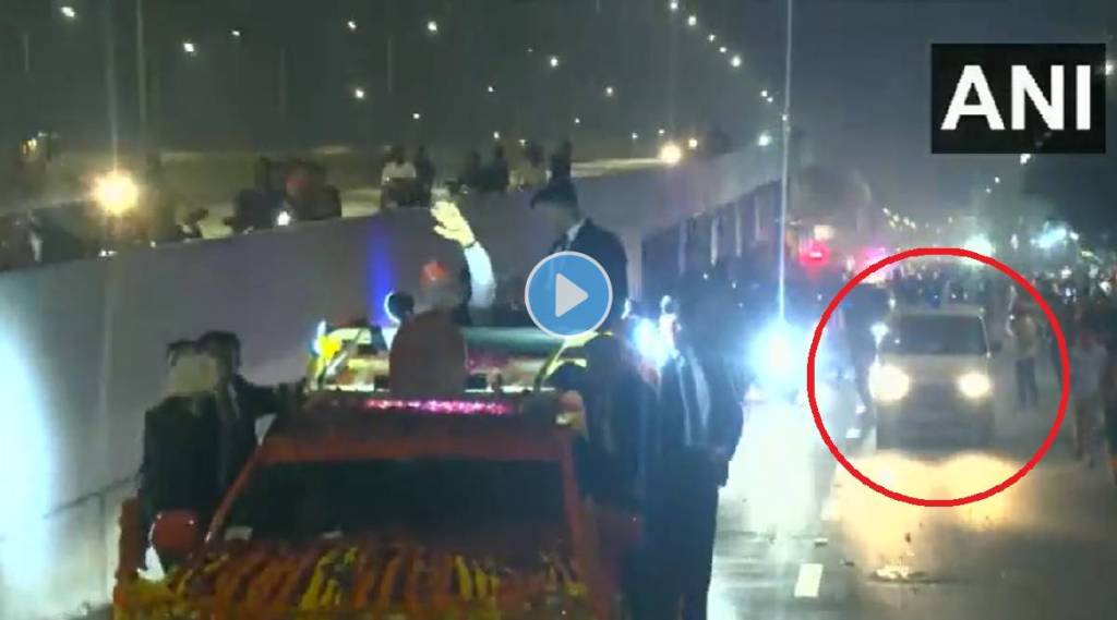 pm narendra modi convoy ambulance gujarat rally