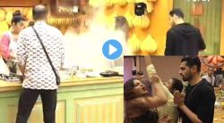 Video : अंगावर पीठ ओतलं, ढकलून दिलं अन्…; राखी सावंतचा ‘बिग बॉस’च्या घरात धिंगाणा, “अत्यंत बेकार बाई आहेस” म्हणत अपूर्वा भडकली
