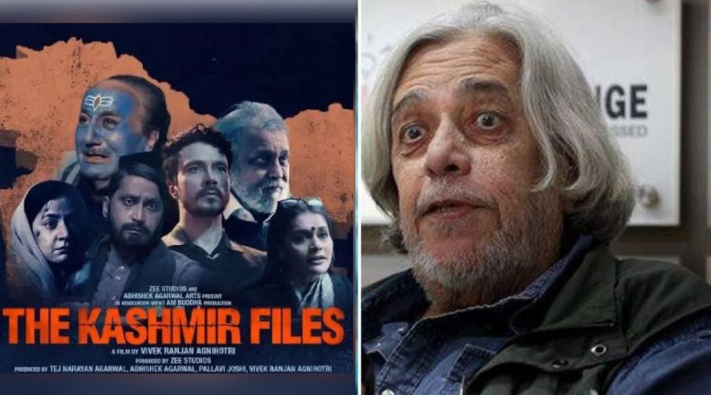 saeed mirza, pathaan controversy, kundan shah, the kashmir files, vivek agnihotri, entertainment updates, the kashmir files controversy