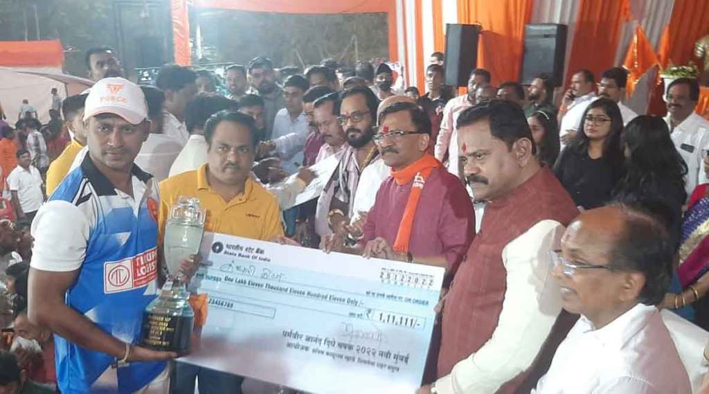 uddhav thackeray group mp sanjay raut warn slam eknath shinde government in navi mumbai