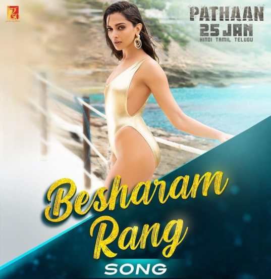 या चित्रपटातील ‘बेशरम रंग’ या गाण्यात दीपिकाने भगव्या रंगाची बिकीनी परिधान केल्यामुळे या गाण्यावरुन वाद निर्माण झाला आहे.