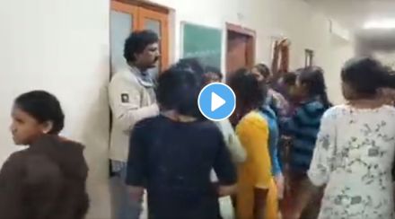 student beat headmaster viral video