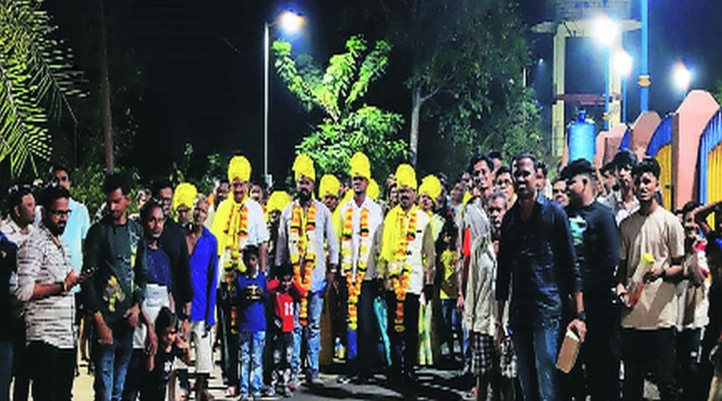vv grampanchayat election win