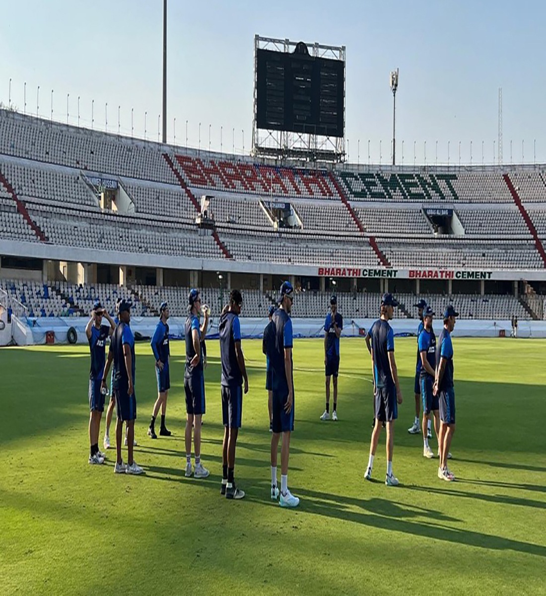 Team India meets Jr. NTR Before the first ODI the Indian cricketers met Jr. NTR and the RRR team and congratulated RRR on his global success 