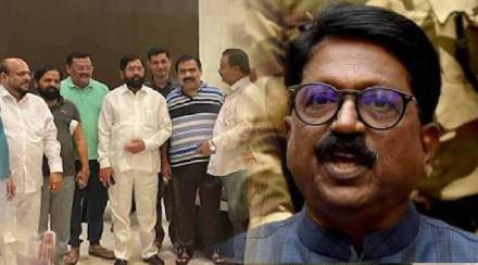 Arvind Sawant and CM Shinde Arvind Sawant and CM Shinde