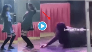 Girl Dancing Bold Moves in Short Dress Falls on Face Video Goes Viral People Wish Embarrassment ends soon