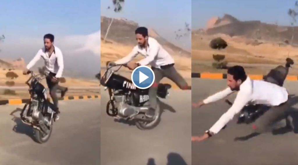 Stunt on bike