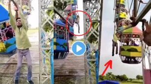 Man risky stunts viral video on twitter