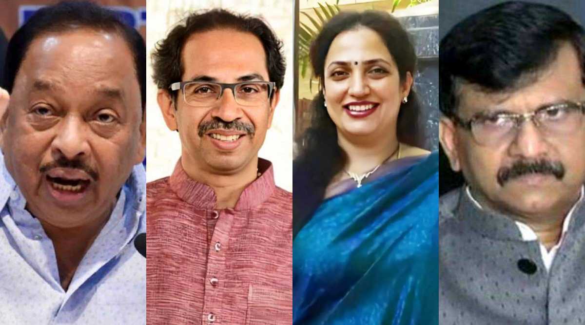 Narayan Rane Uddhav Thackeray Rashmi Thackeray Sanjay Raut