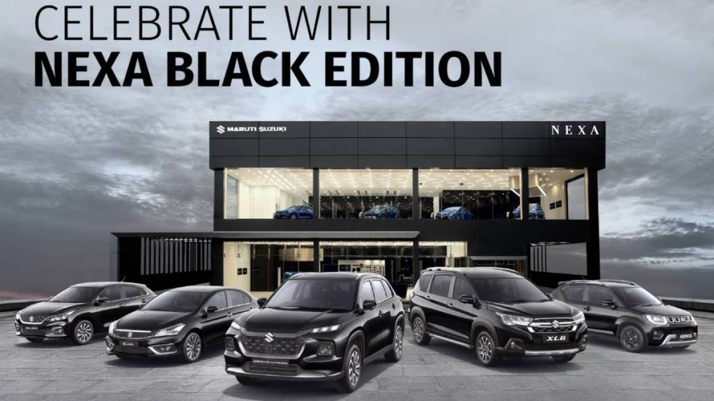 maruti nexa black edition launched in india with new features along with limited accessories maruti nexa black edition launched in india with new features along with limited accessories